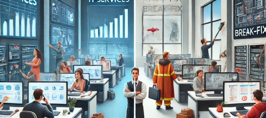 Managed IT Service vs. Break-Fix
